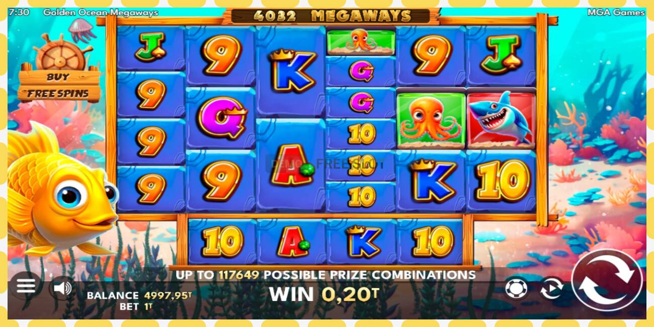 Demo slot Golden Ocean Megaways free and without registration, picture - 1