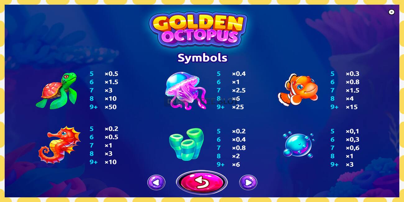 Demo-spor Golden Octopus gratis og uten registrering, bilde - 1