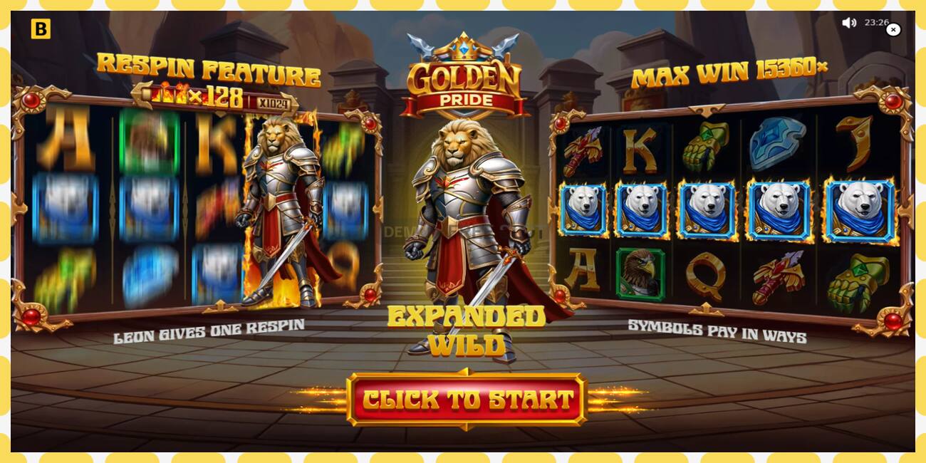 Demo slot Golden Pride free and without registration, picture - 1