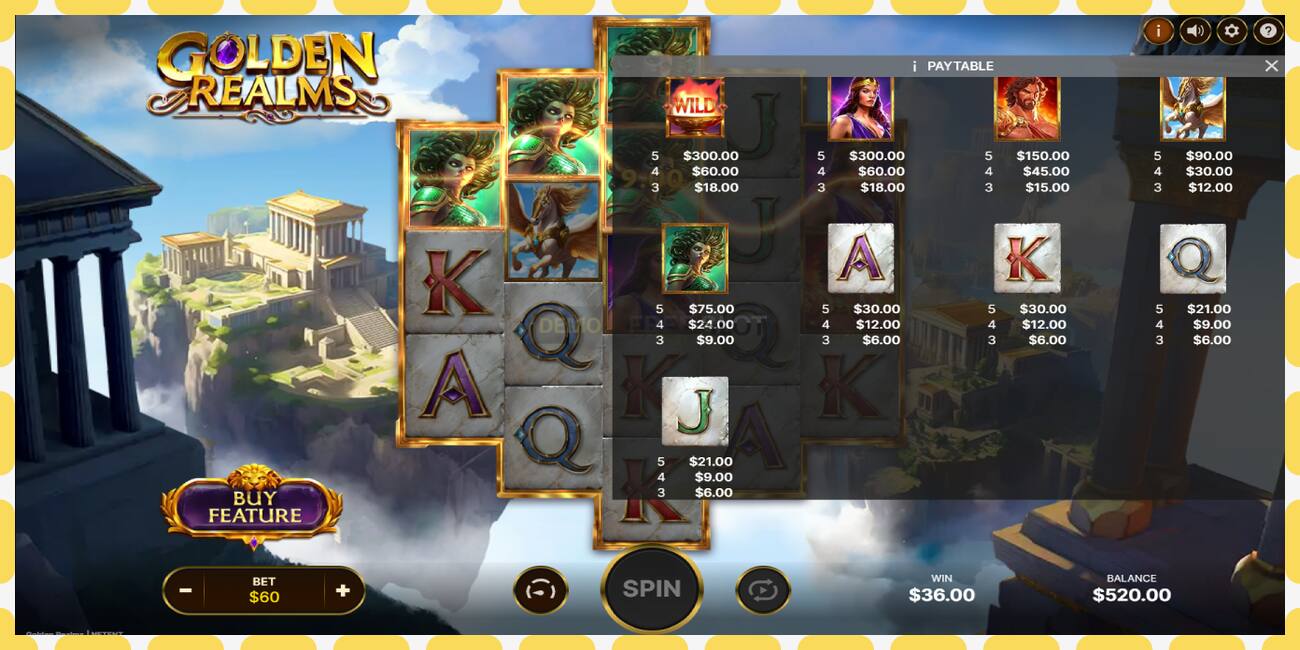 Demo slot Golden Realms free and without registration, picture - 1