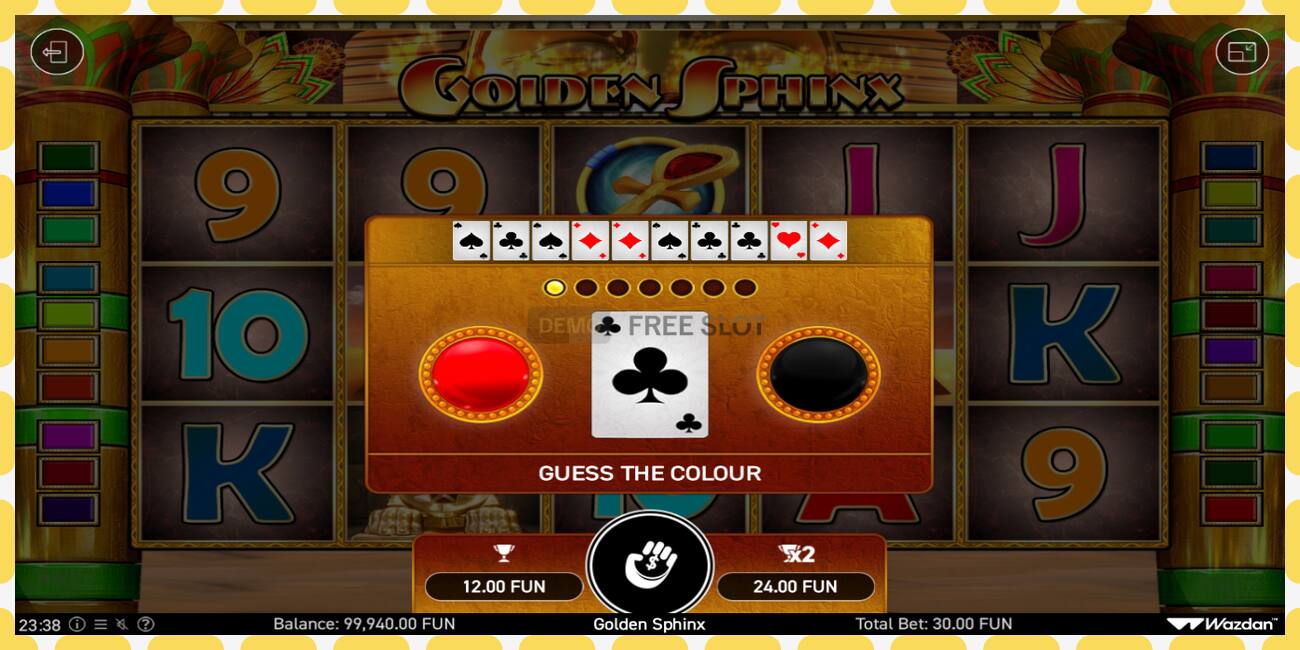 Demo slot Golden Sphinx නොමිලේ සහ ලියාපදිංචියකින් තොරව, පින්තූරය - 1