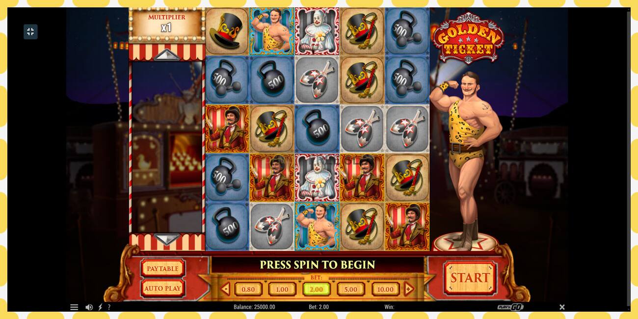 Demo slot Golden Ticket free and without registration, picture - 1