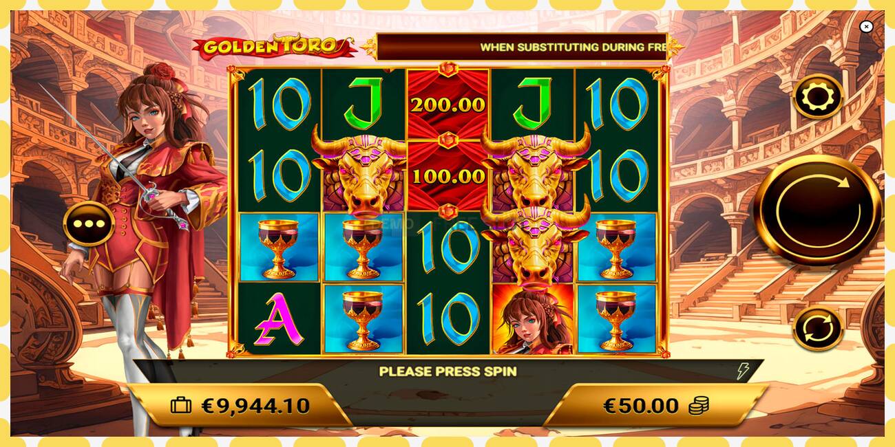 Demo slot Golden Toro free and without registration, picture - 1