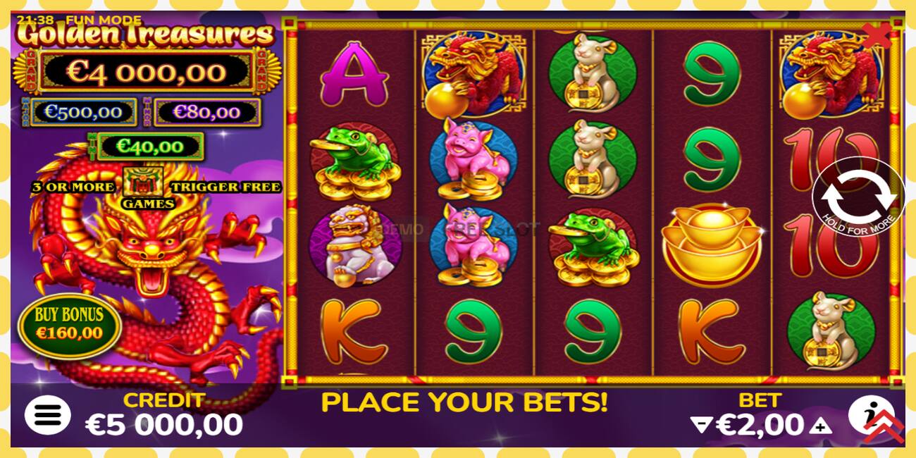 Demo slot Golden Treasures free and without registration, picture - 1