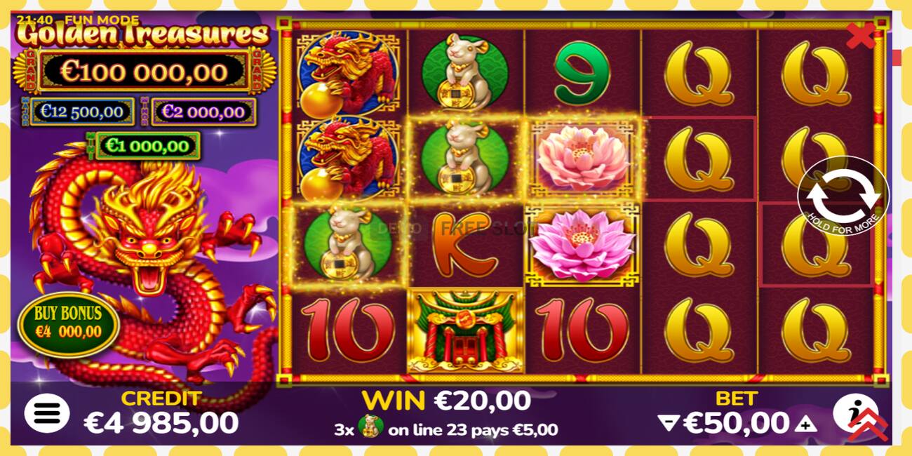 Demo slot Golden Treasures free and without registration, picture - 1