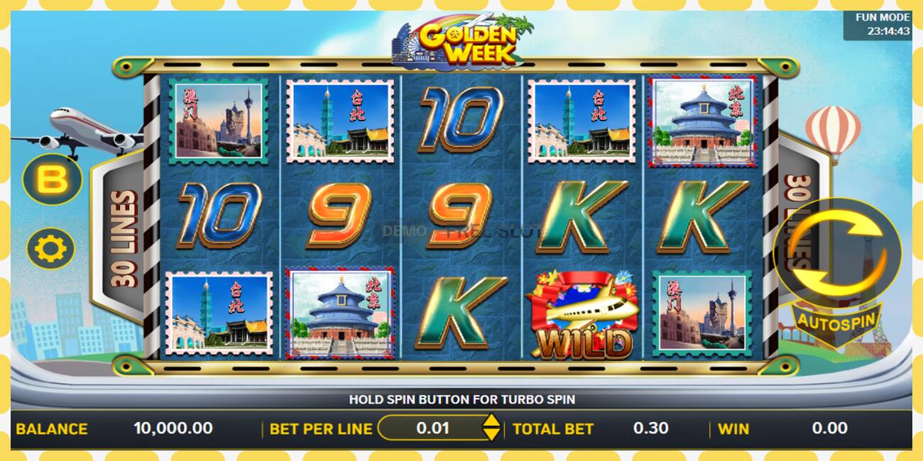 Demo slot Golden Week free and without registration, picture - 1