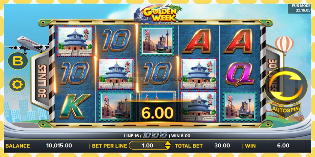 Demo slot Golden Week free and without registration, picture - 1