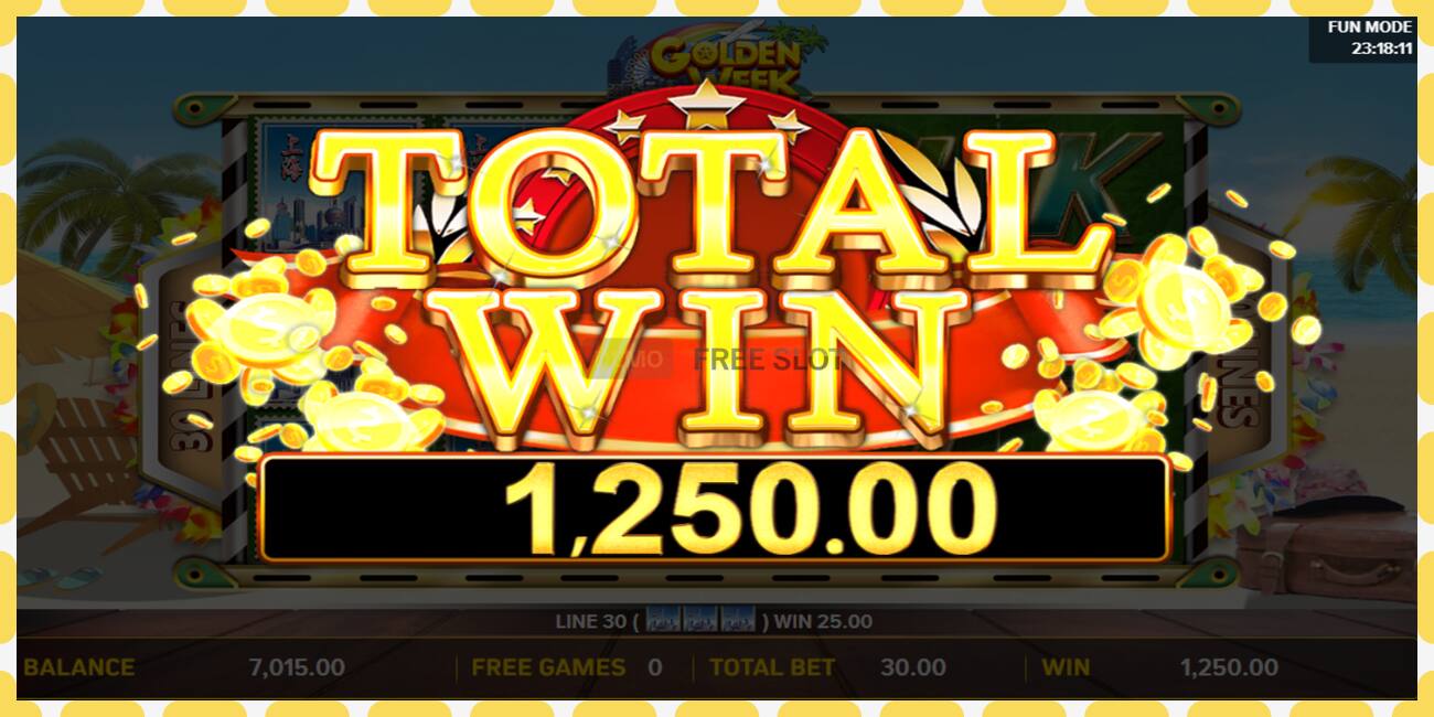 Demo slot Golden Week free and without registration, picture - 1