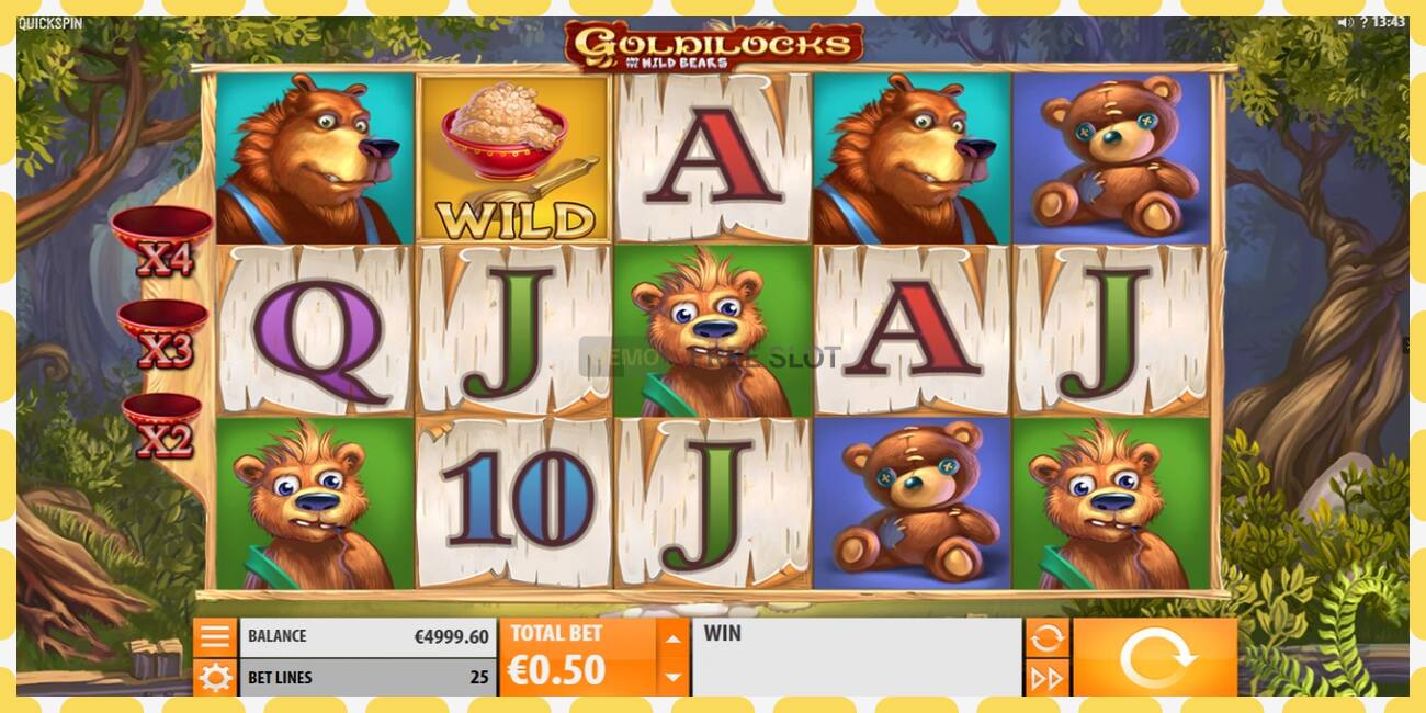 Demo slot Goldilocks and the Wild Bears free and without registration, picture - 1