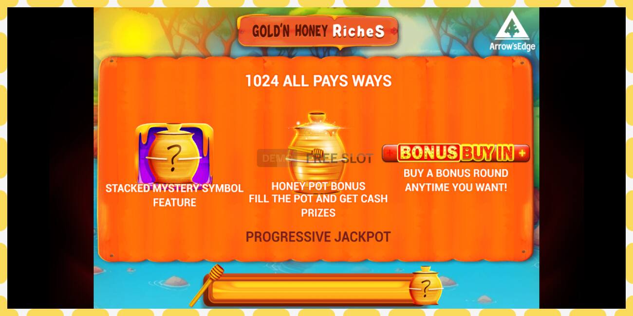 Demo lizdas Goldn Honey Riches nemokamai ir be registracijos, paveikslėlį - 1