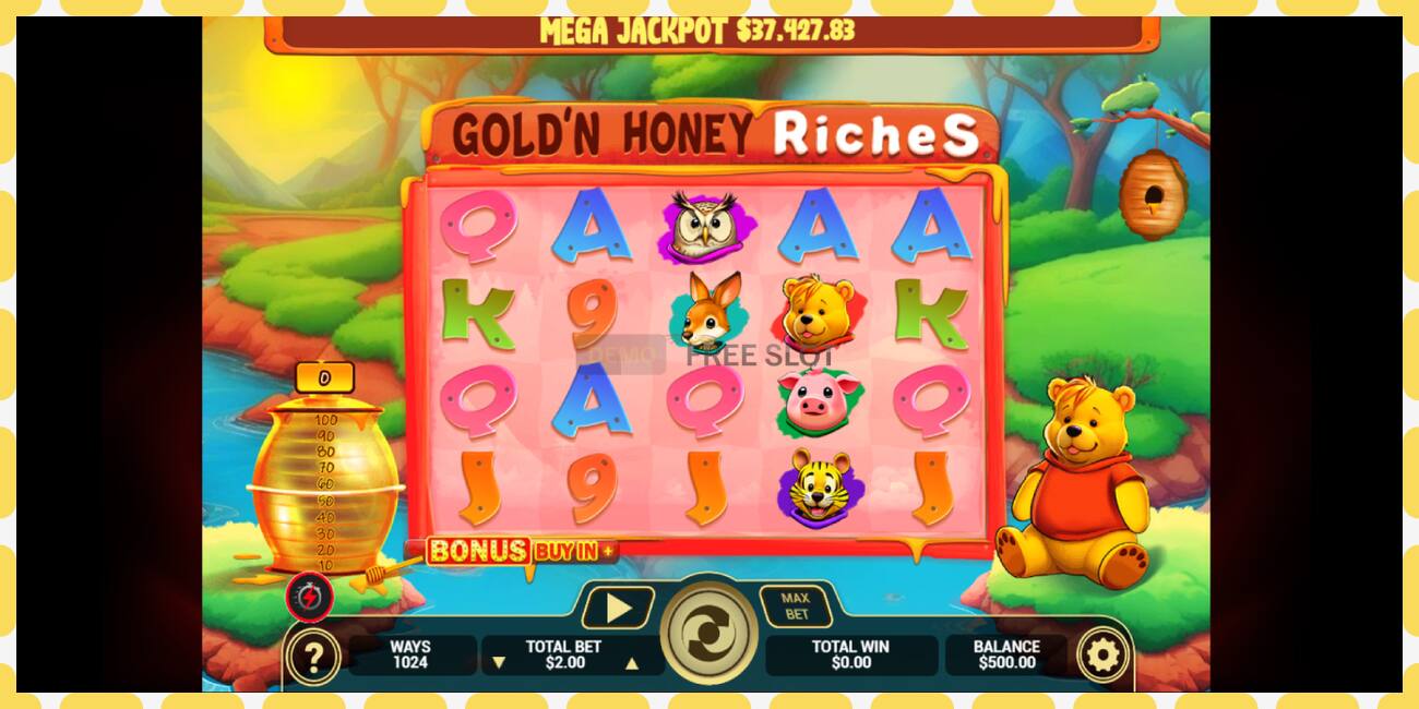 Demo lizdas Goldn Honey Riches nemokamai ir be registracijos, paveikslėlį - 1