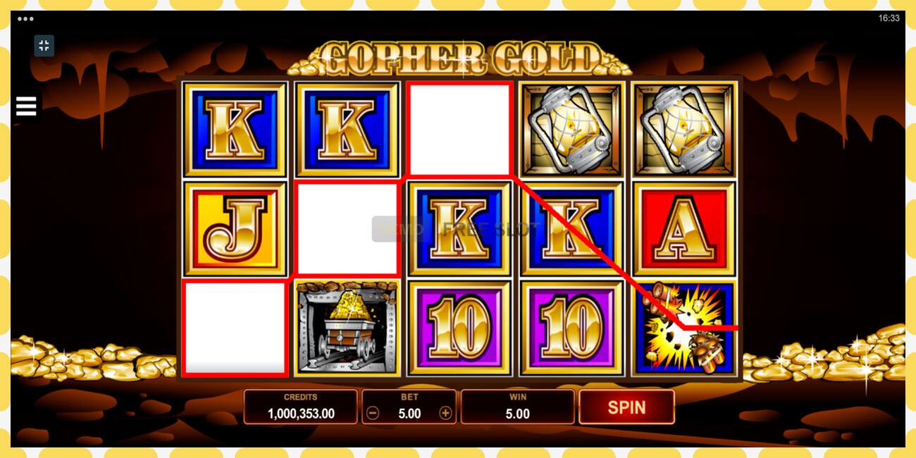 Demo slot Gopher Gold free and without registration, picture - 1