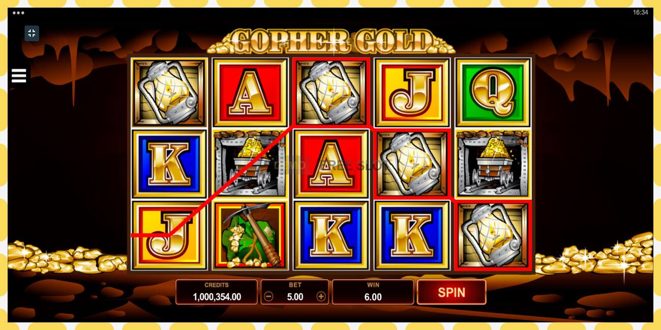 Demo slot Gopher Gold free and without registration, picture - 1