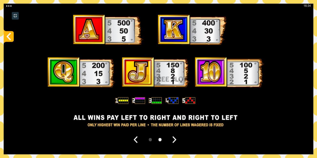 Demo slot Gopher Gold free and without registration, picture - 1