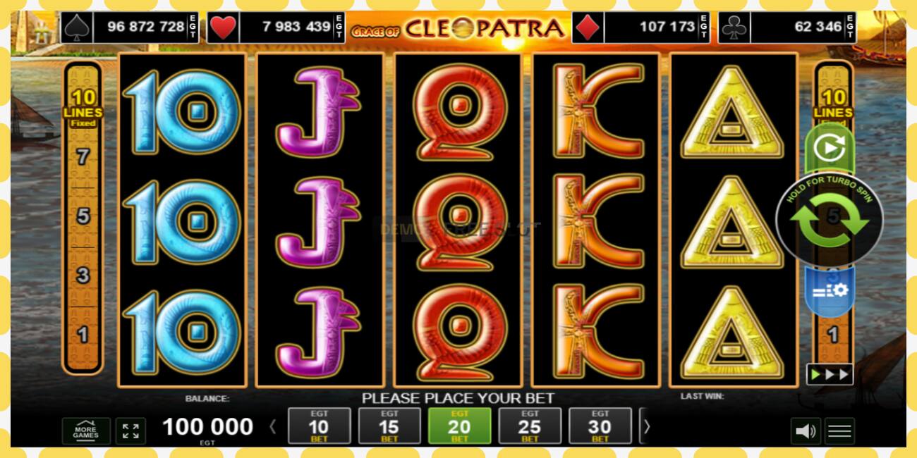 Demo slot Grace of Cleopatra free and without registration, picture - 1