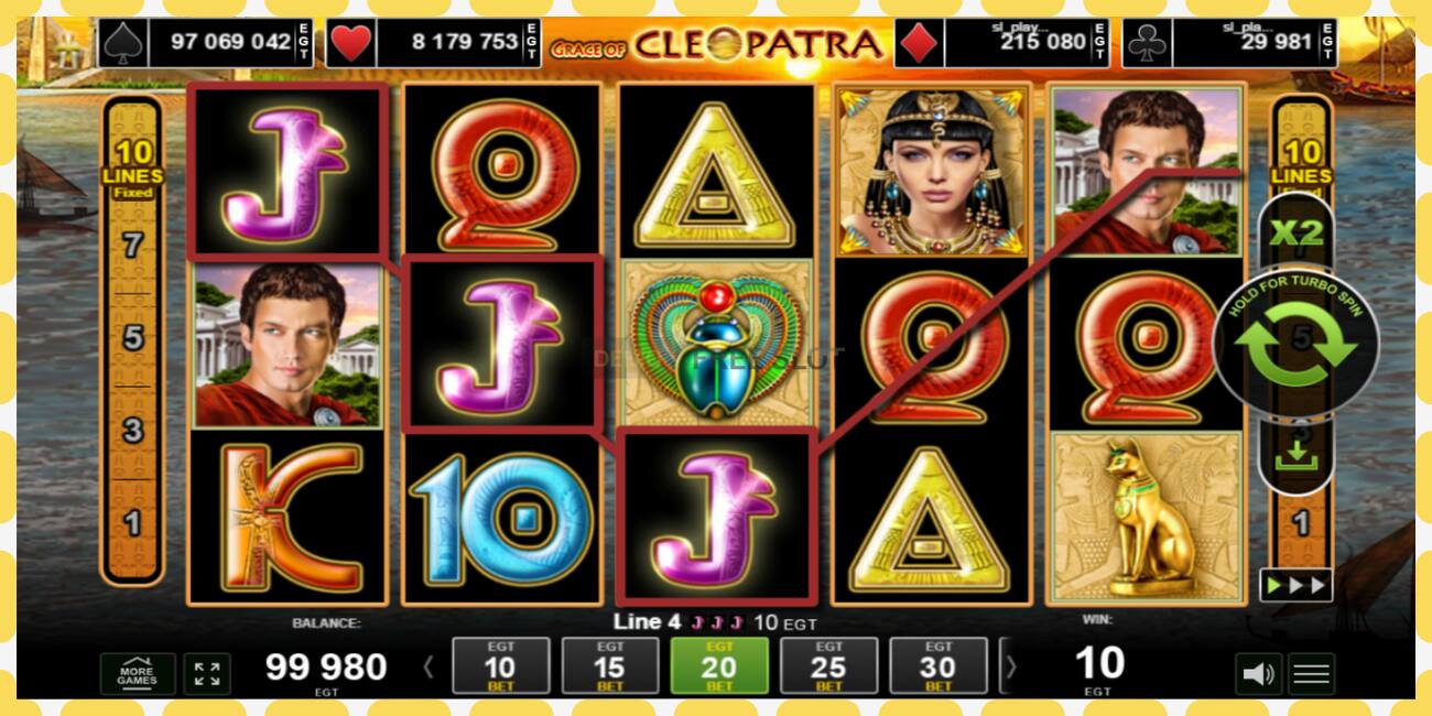 Demo slot Grace of Cleopatra free and without registration, picture - 1