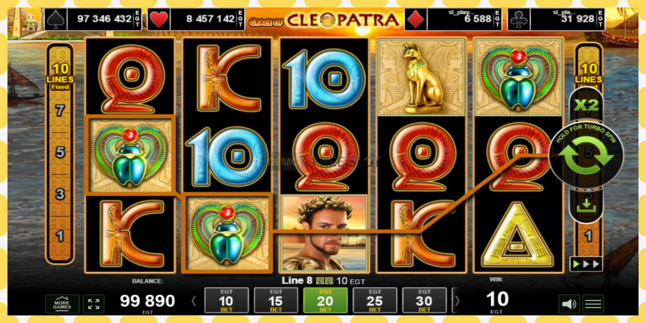 Demo slot Grace of Cleopatra free and without registration, picture - 1