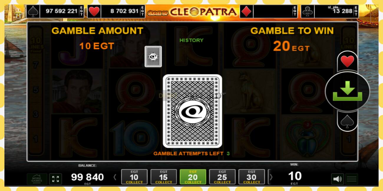 Demo slot Grace of Cleopatra free and without registration, picture - 1