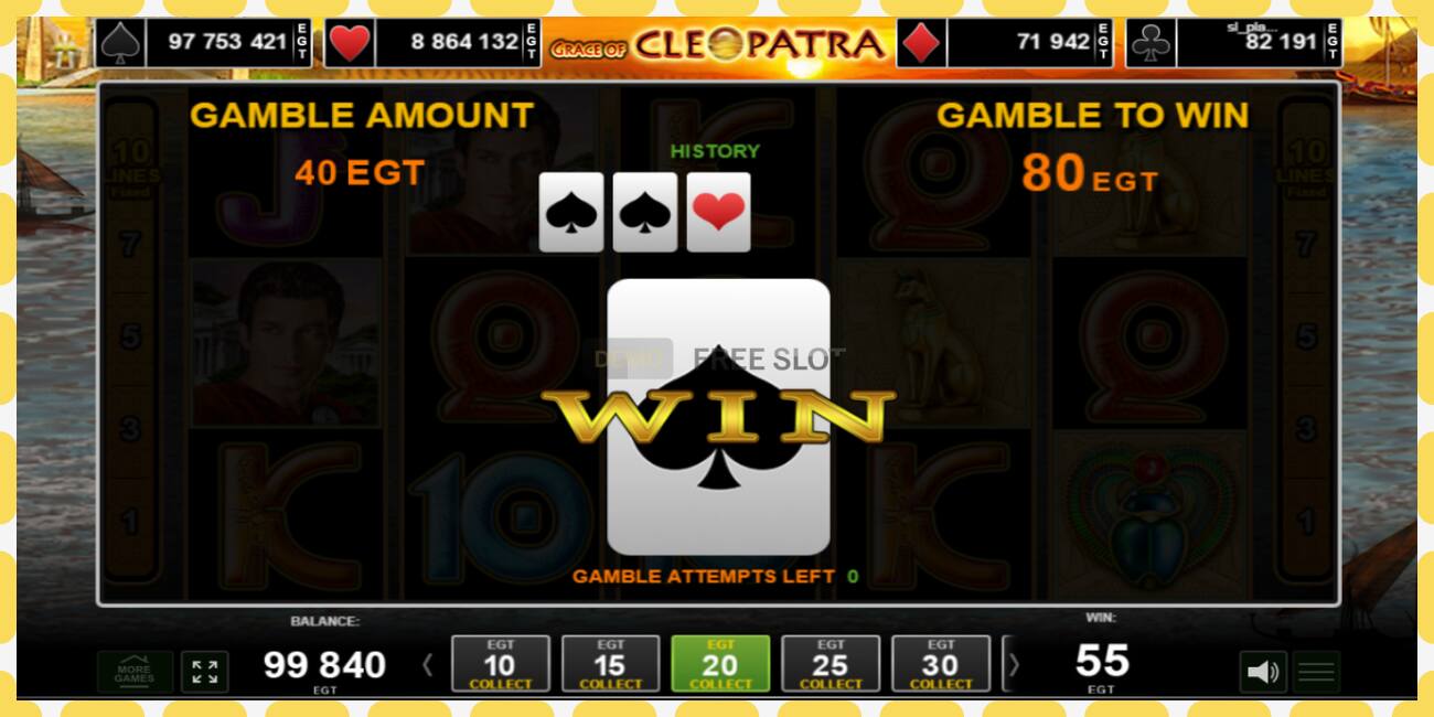 Demo slot Grace of Cleopatra free and without registration, picture - 1