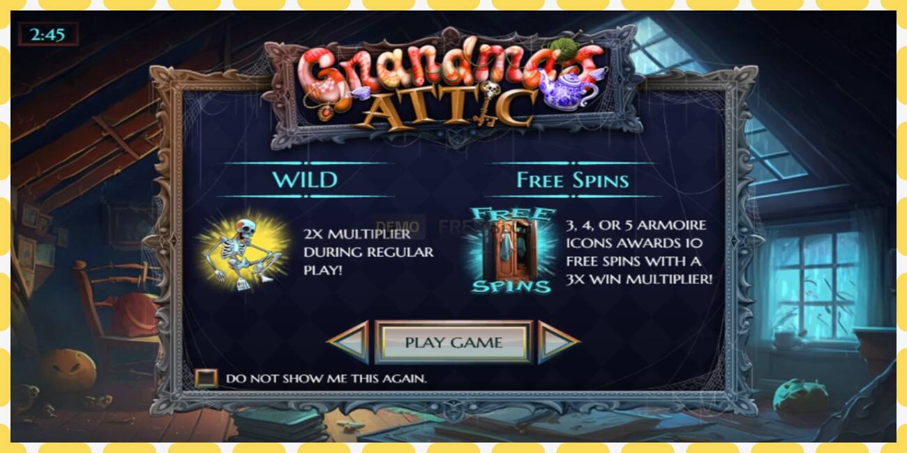 Demo slot Grandma’s Attic free and without registration, picture - 1