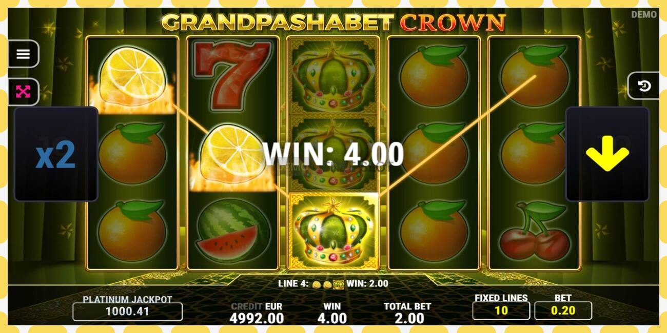 Slot dimostrativo Grandpashabet Crown gratuito e senza registrazione, immagine - 1