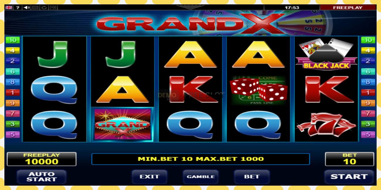 Demo slot GrandX free and without registration, picture - 1