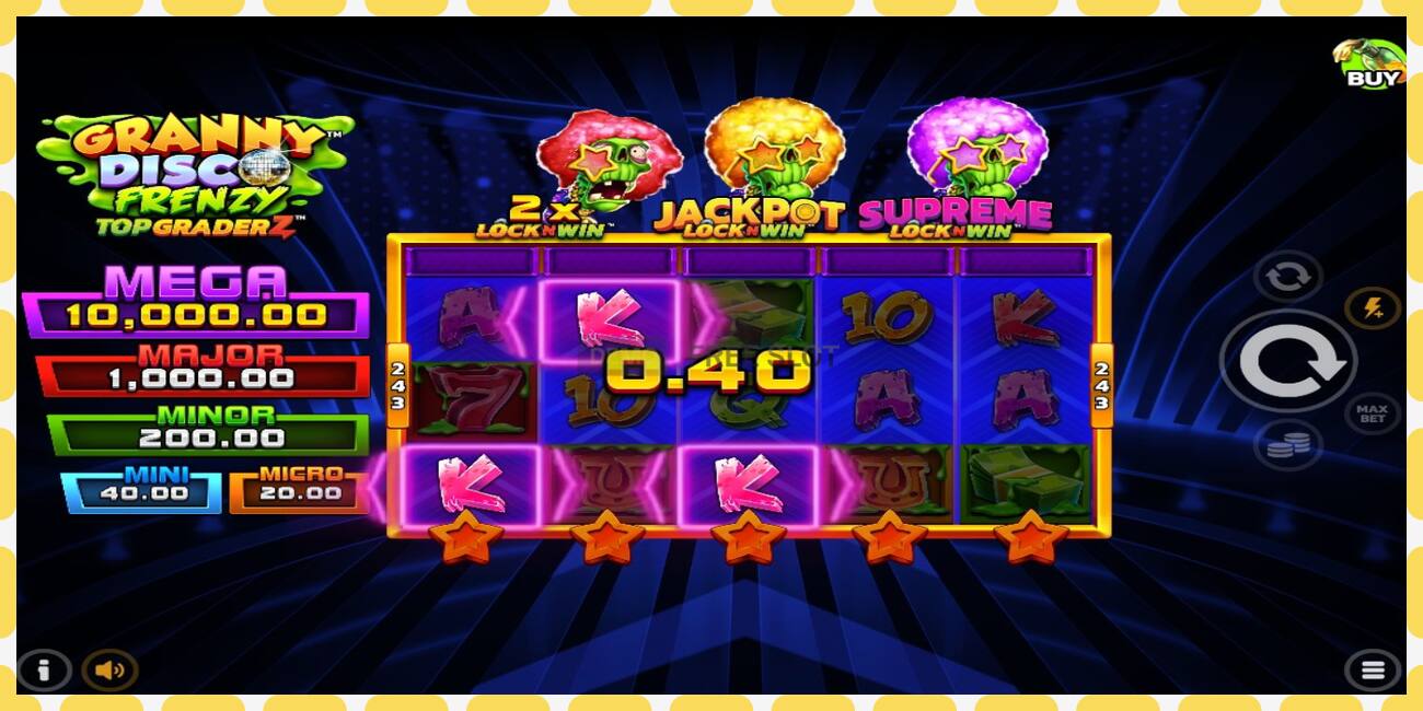 Slot de demostración Granny Disco Frenzy gratuíto e sen rexistro, imaxe - 1