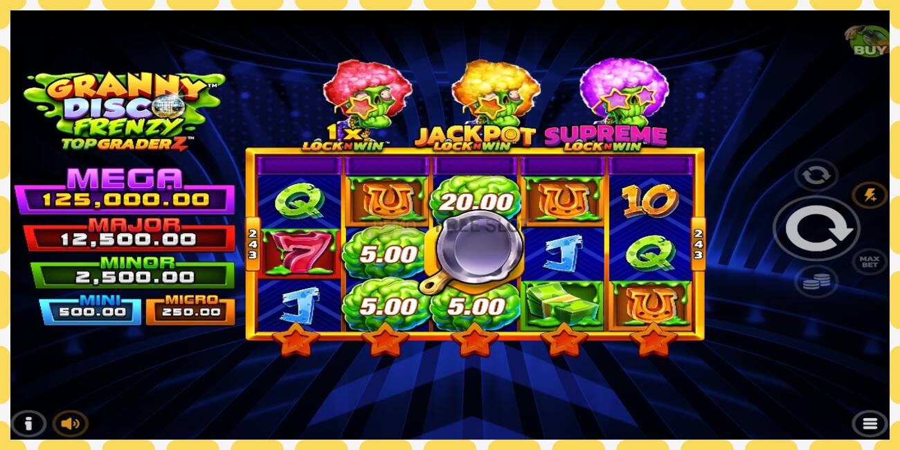 Slot de demostración Granny Disco Frenzy gratuíto e sen rexistro, imaxe - 1