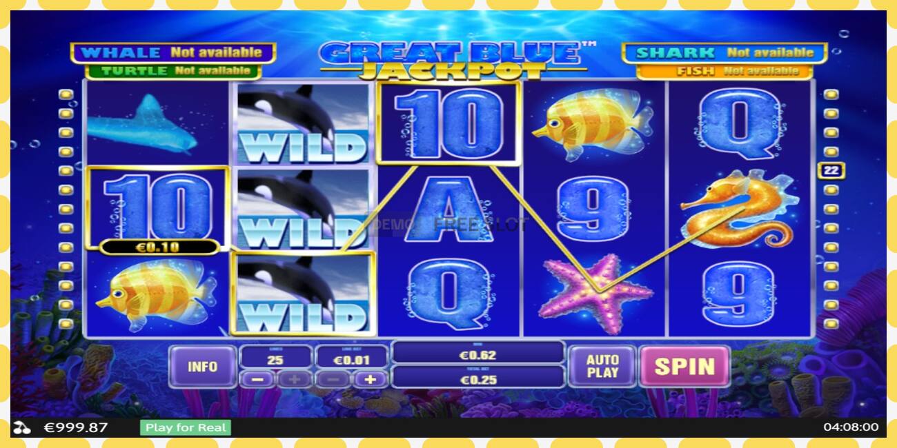 Demo-spor Great Blue Jackpot gratis og uten registrering, bilde - 1