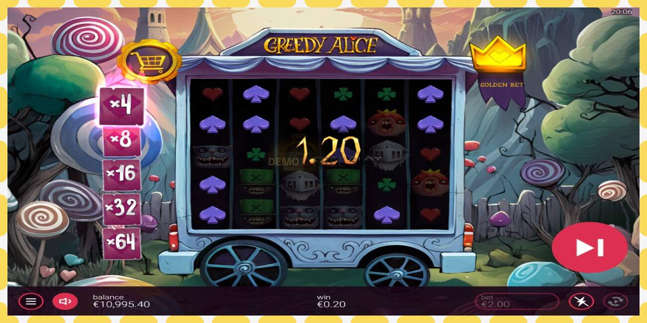 Demo slot Greedy Alice free and without registration, picture - 1