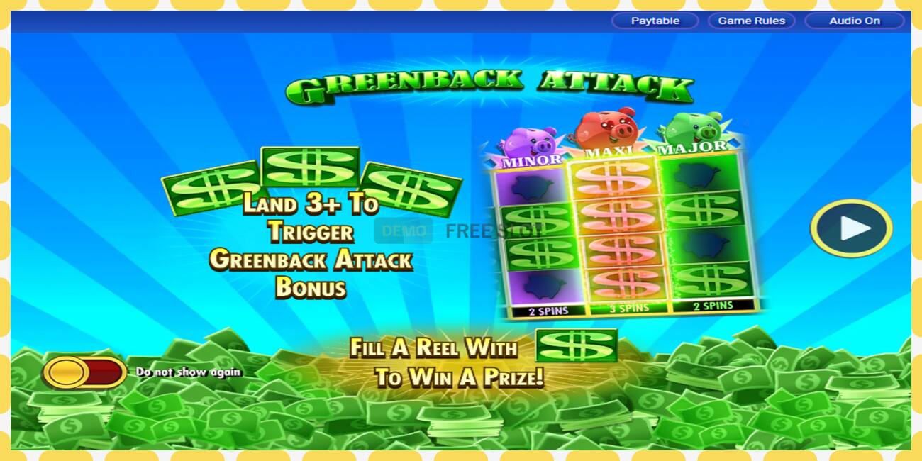 Demo slot Greenback Attack free and without registration, picture - 1