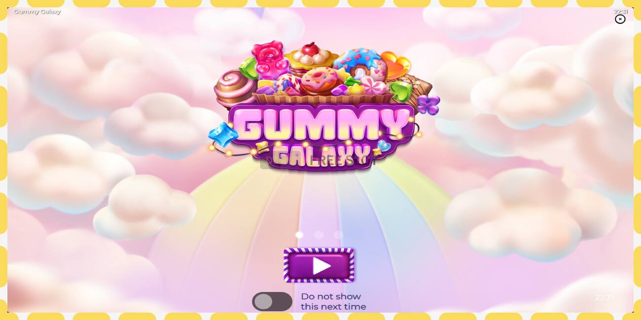 Emplacement de démonstration Gummy Galaxy gratuit et sans inscription, image - 1