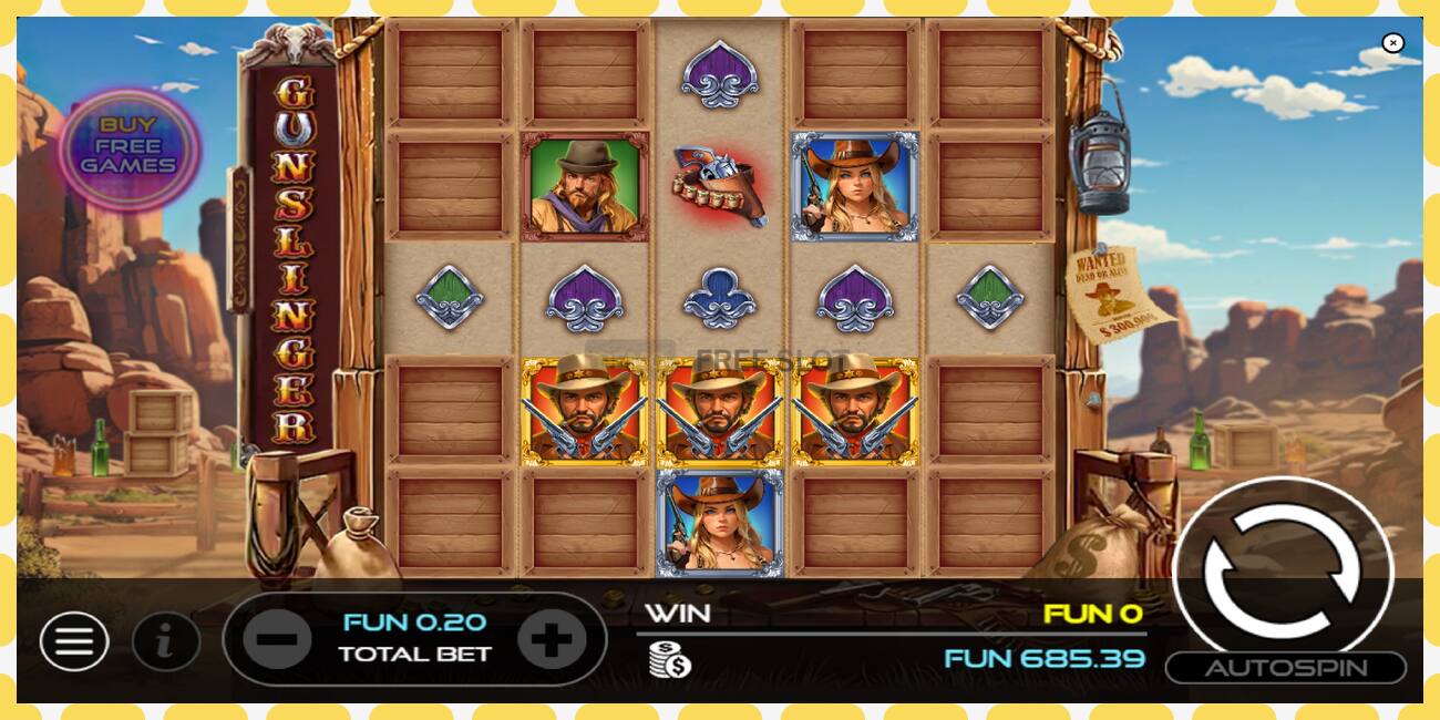 Demo slots Gunslinger bezmaksas un bez reģistrācijas, attēlu - 1