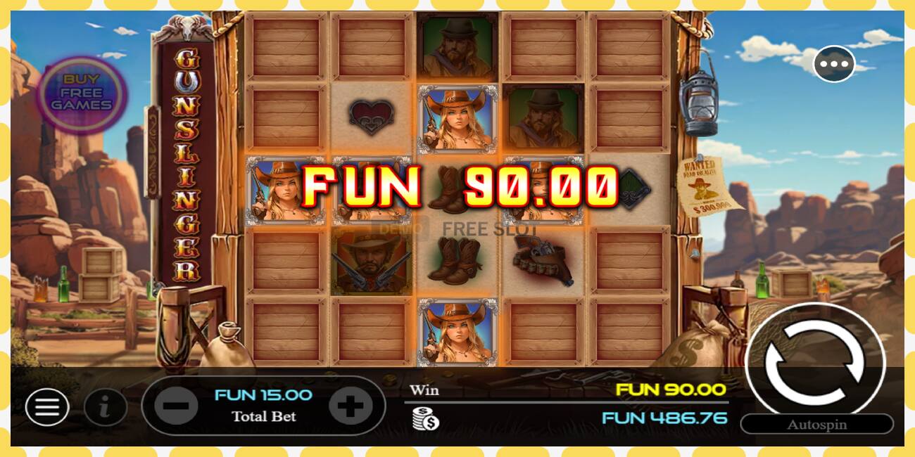 Demo slots Gunslinger bezmaksas un bez reģistrācijas, attēlu - 1