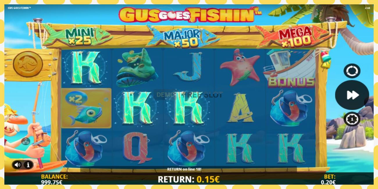 Demo slot Gus Goes Fishin free and without registration, picture - 1