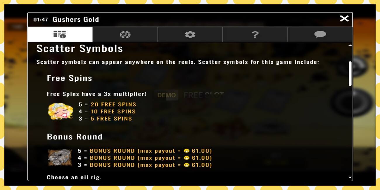 Demo slot Gushers Gold free and without registration, picture - 1