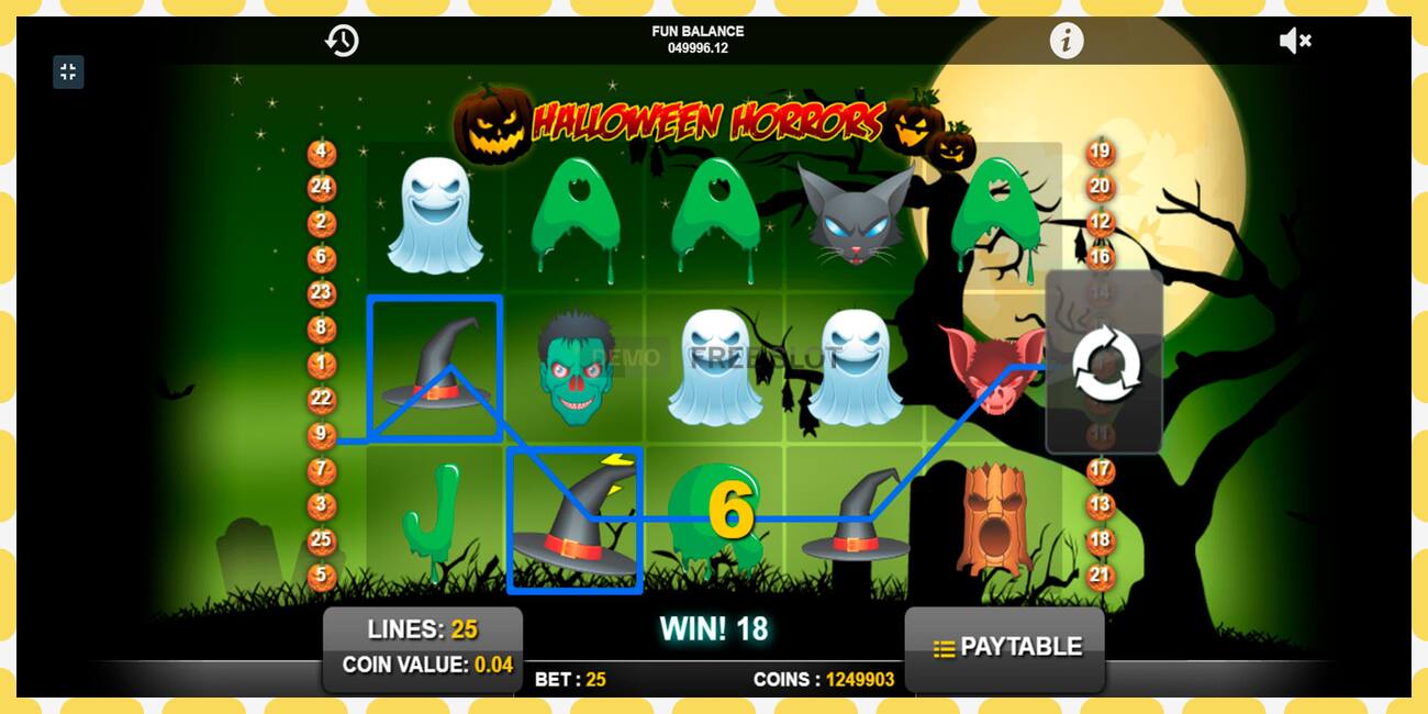 Demo-spor Halloween Horrors gratis og uten registrering, bilde - 1