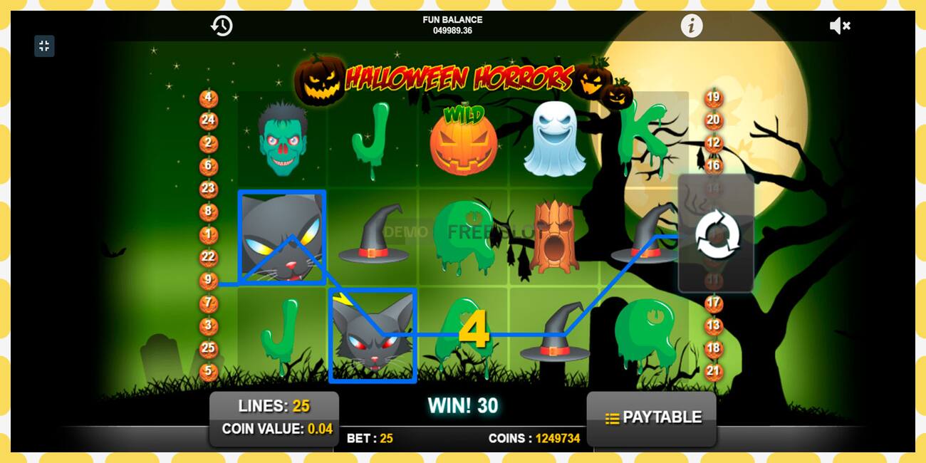 Demo slot Halloween Horrors free and without registration, picture - 1