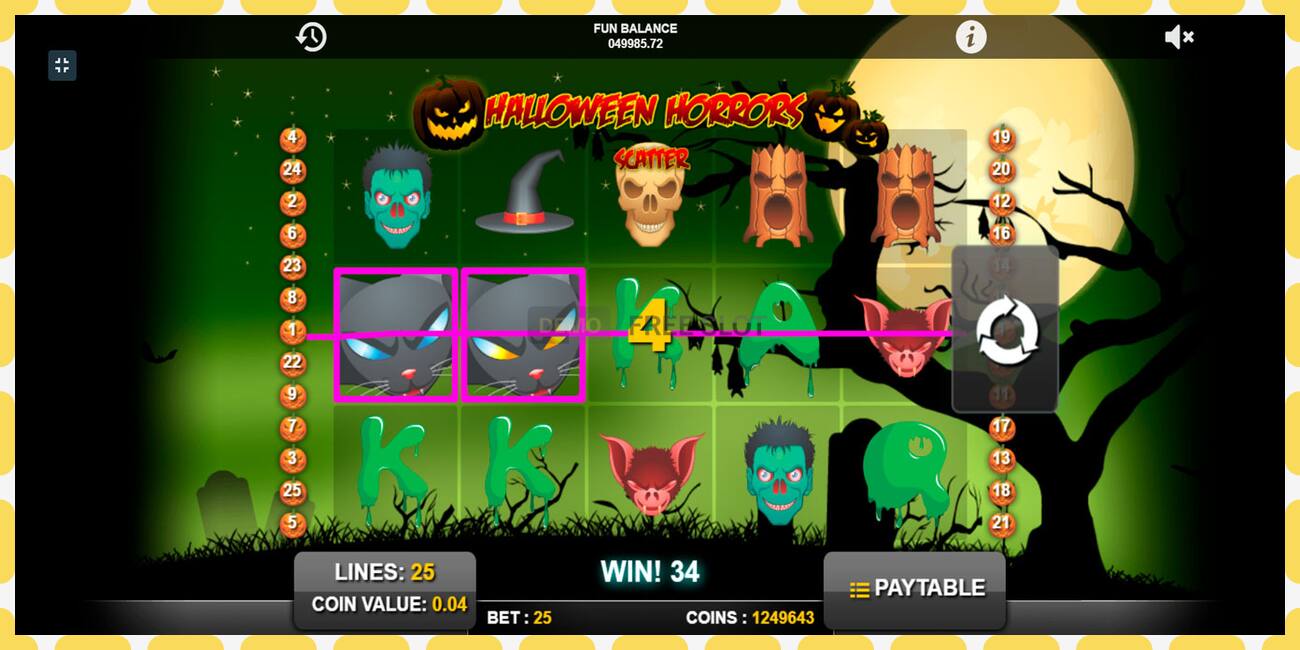 Demo slot Halloween Horrors free and without registration, picture - 1