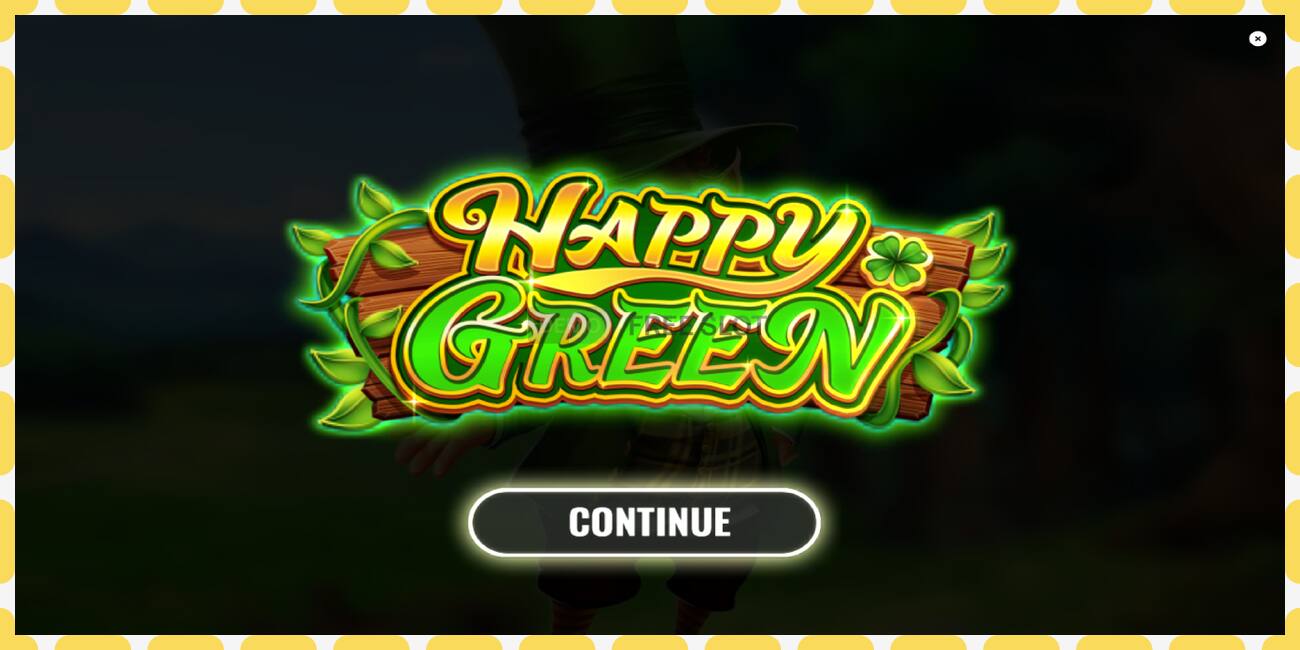 Demo slot Happy Green ingyenes és regisztráció nélkül, kép - 1