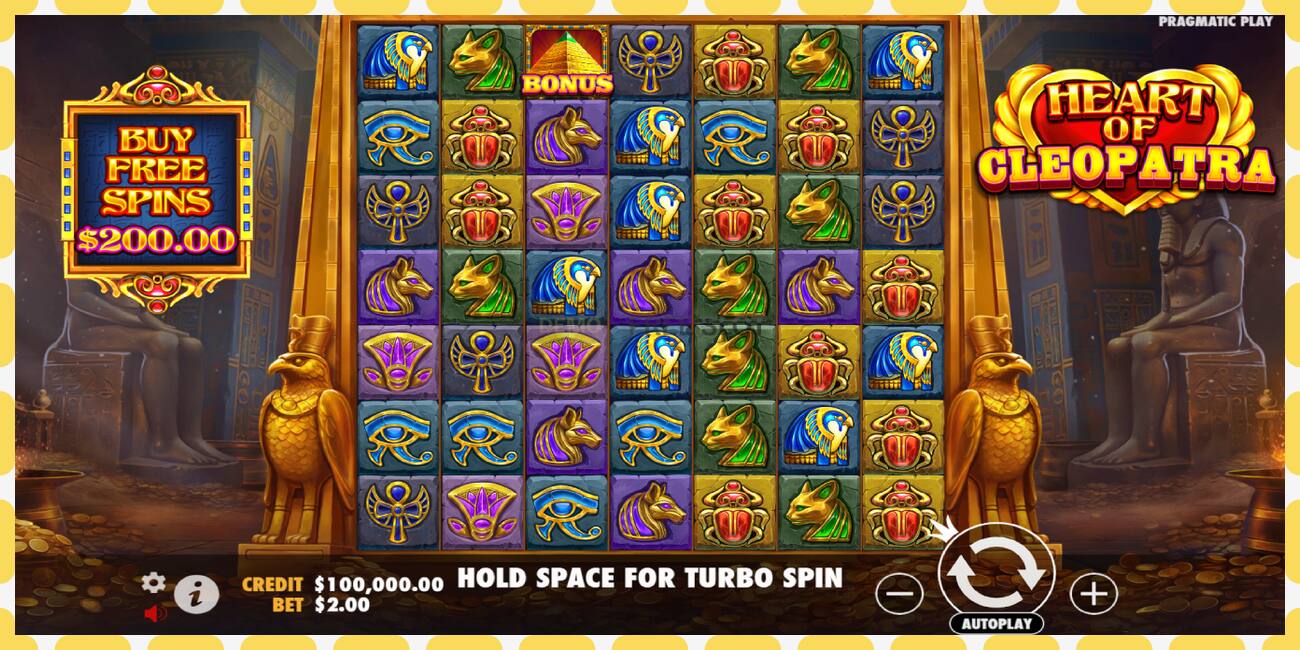 Demo-slot Heart of Cleopatra gratis en zonder registratie, afbeelding - 1