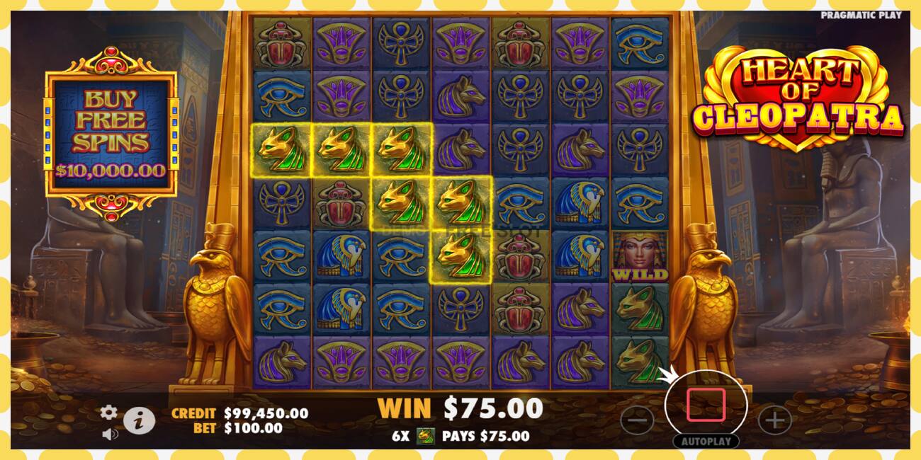 Slot dimostrativo Heart of Cleopatra gratuito e senza registrazione, immagine - 1