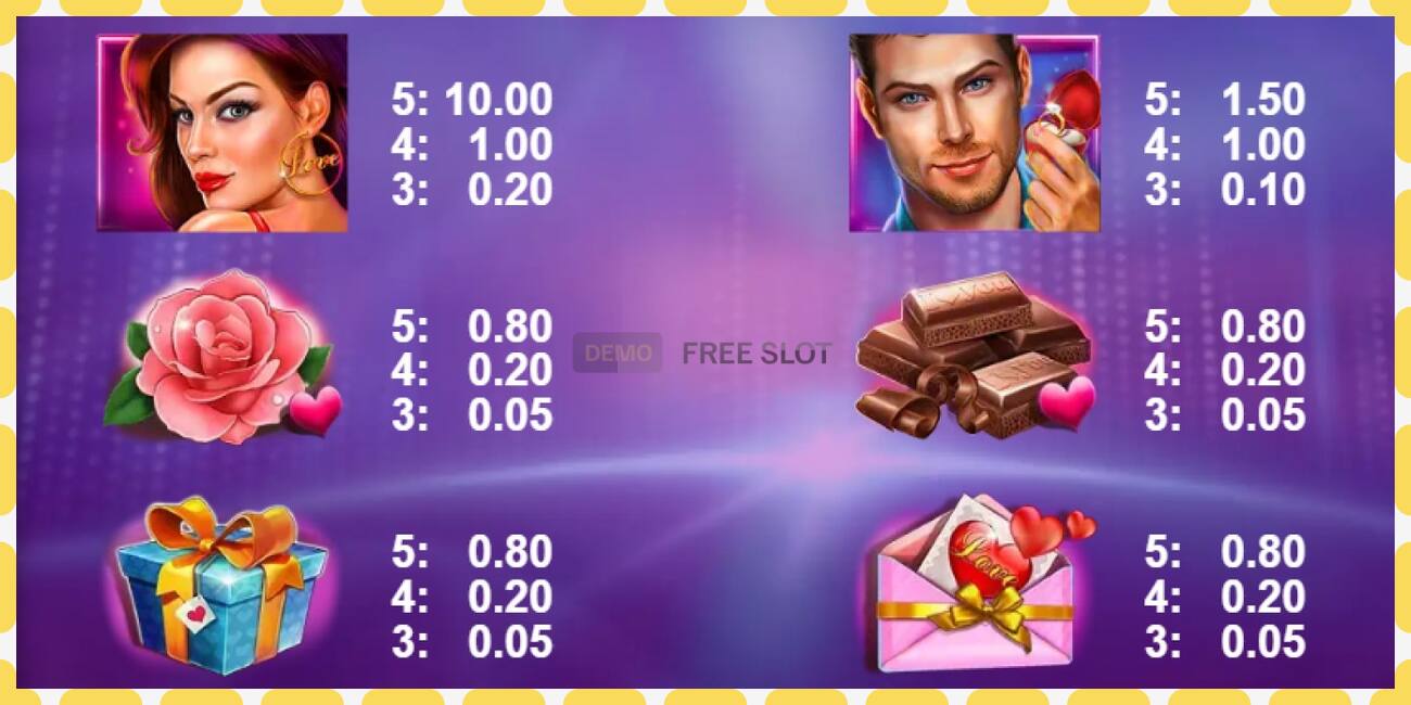 Demo slot Hearts & Love free and without registration, picture - 1