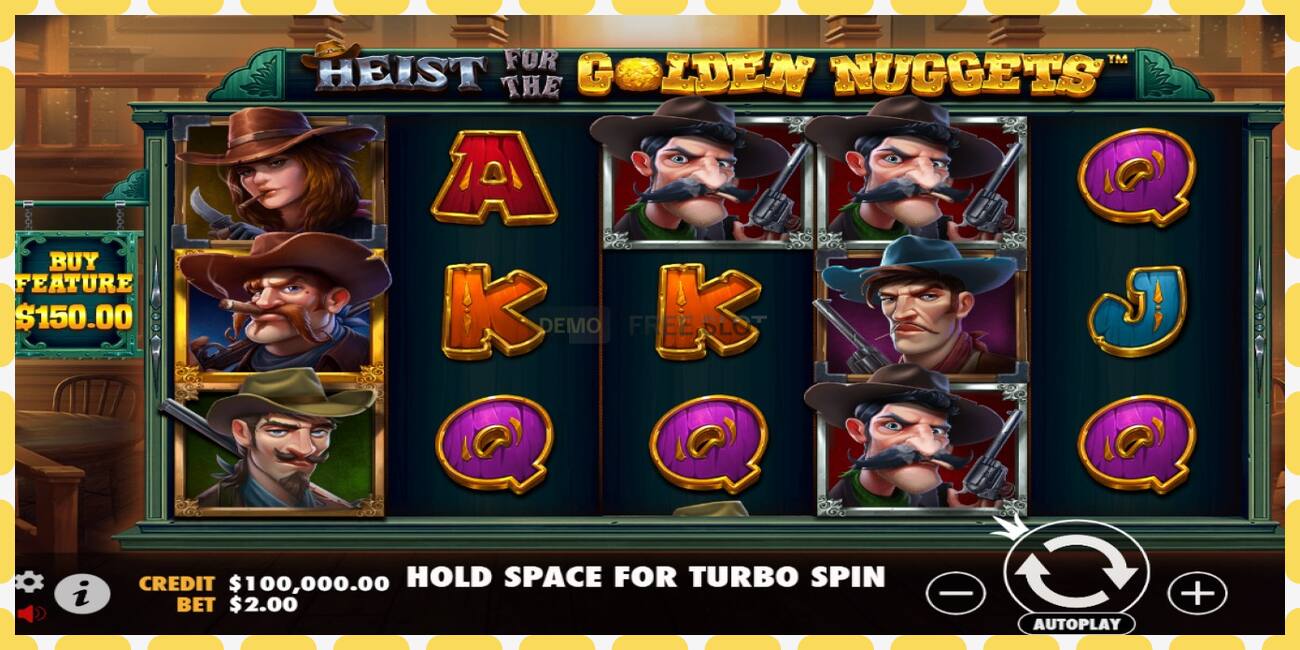 Demo slot Heist for the Golden Nuggets free and without registration, picture - 1