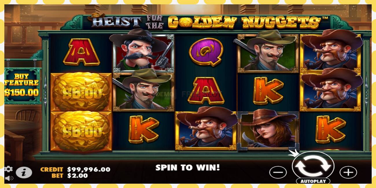 Demo slot Heist for the Golden Nuggets free and without registration, picture - 1