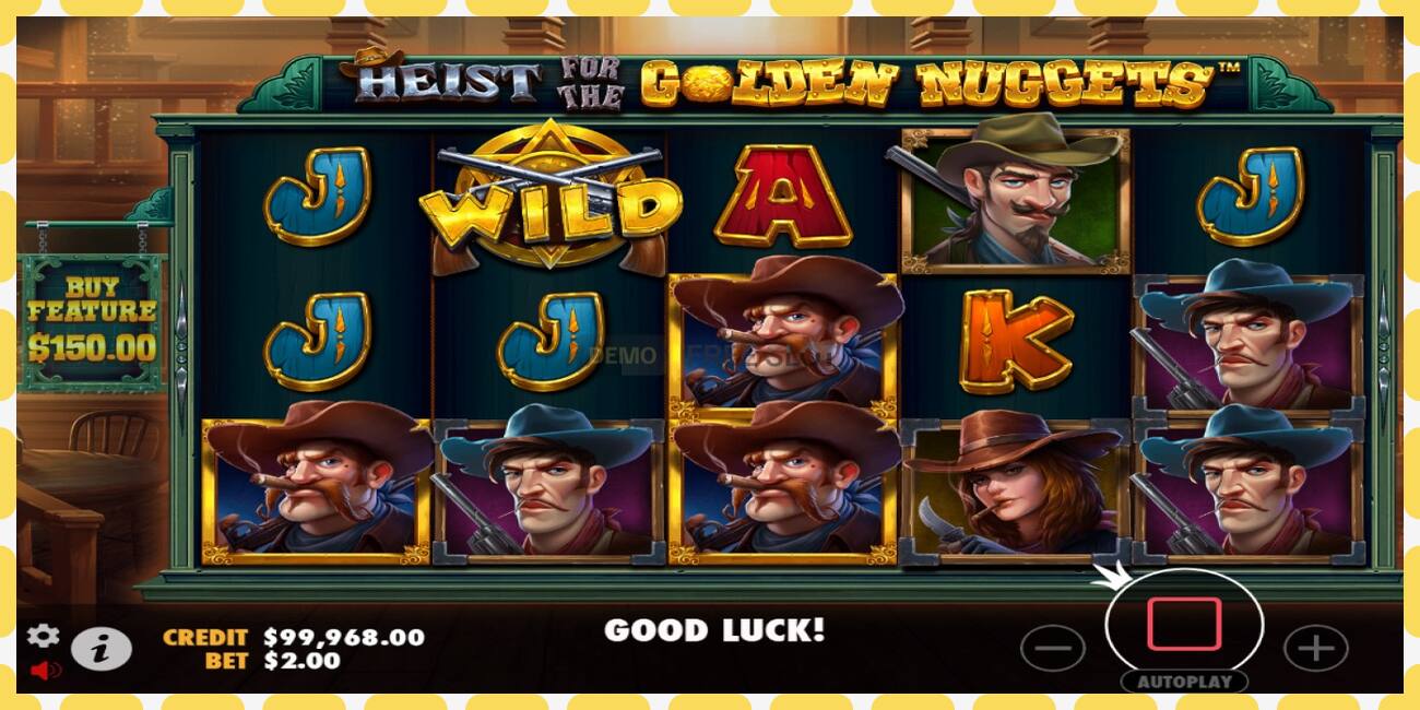 Demo slot Heist for the Golden Nuggets free and without registration, picture - 1