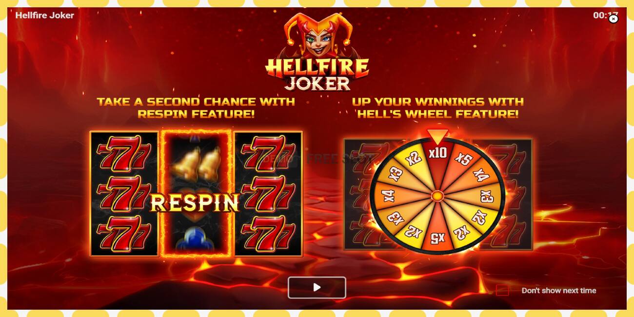 Slot demo Hellfire Joker gratuit și fără înregistrare, imagine - 1