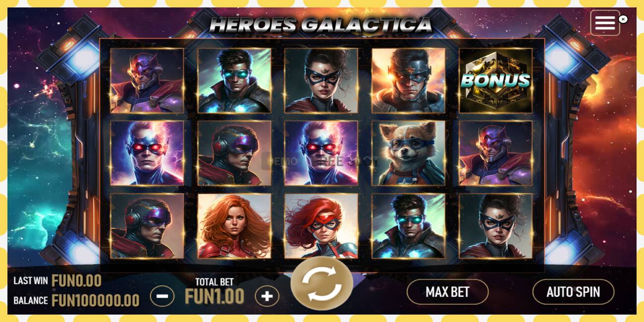 Demo slot Heroes Galactica besplatno i bez registracije, slika - 1