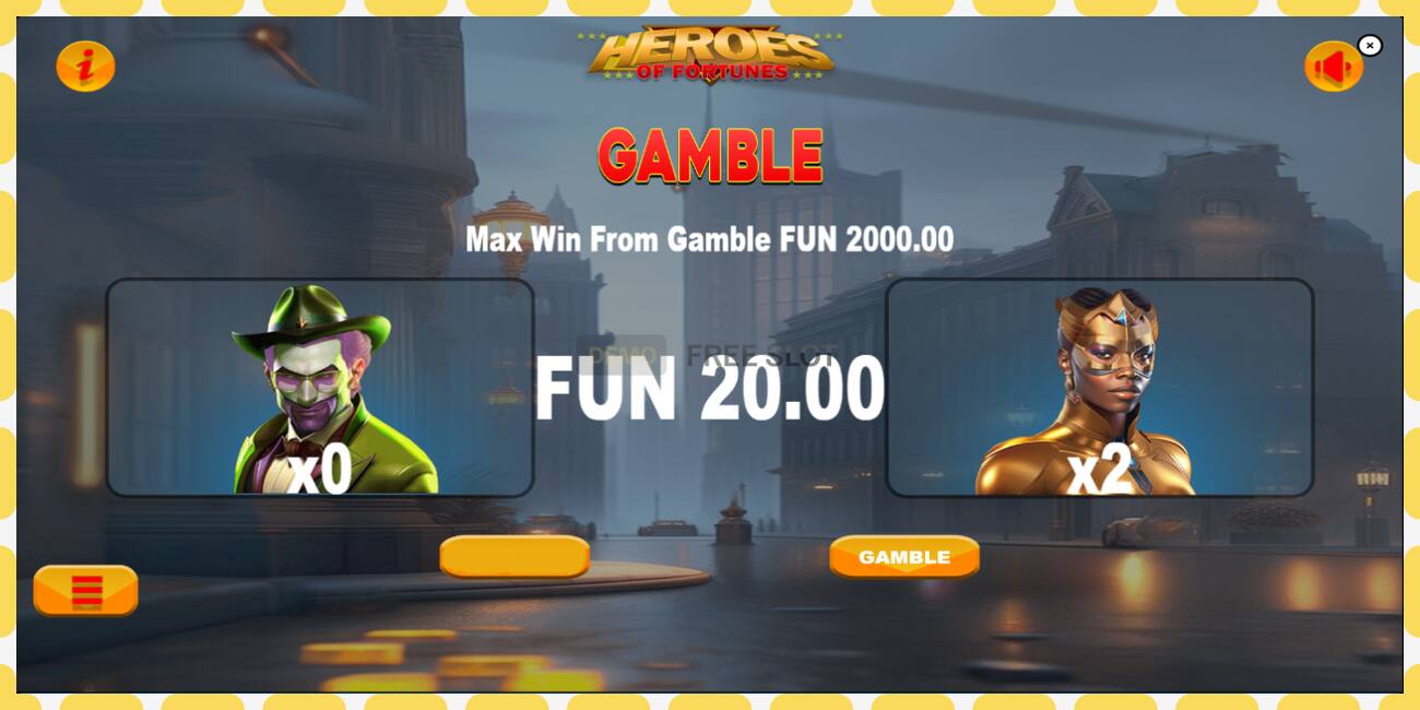 Demo slot Heroes of Fortune free and without registration, picture - 1