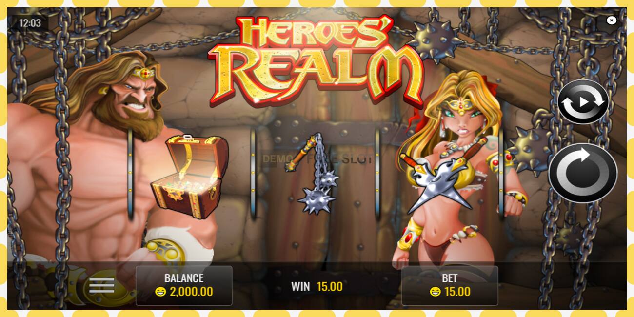 Demo lizdas Heroes Realm nemokamai ir be registracijos, paveikslėlį - 1